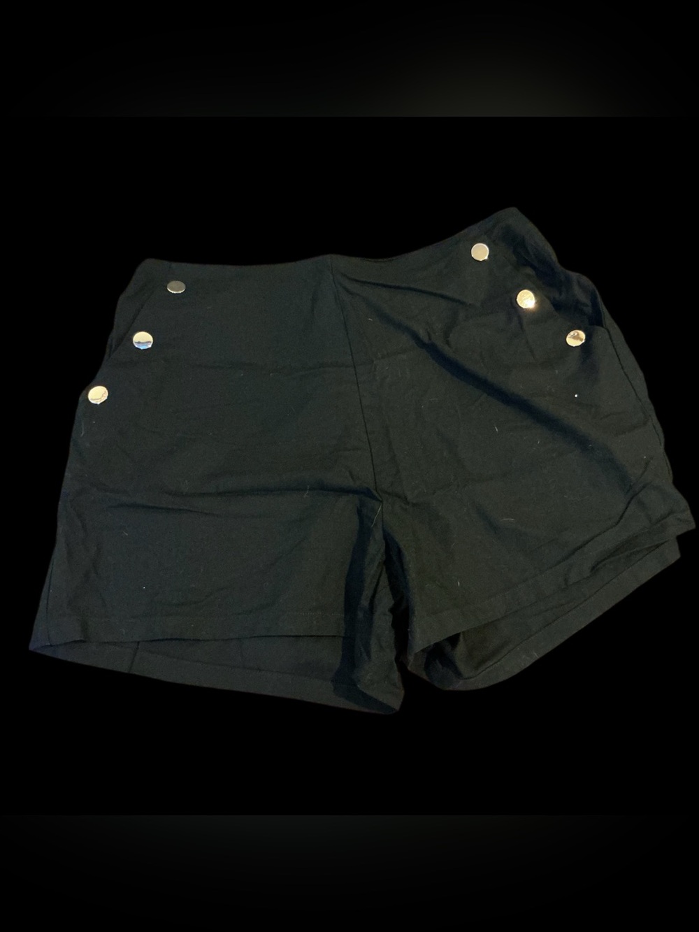 City Chic Women’s Black Shorts Size 18 Pre Owned